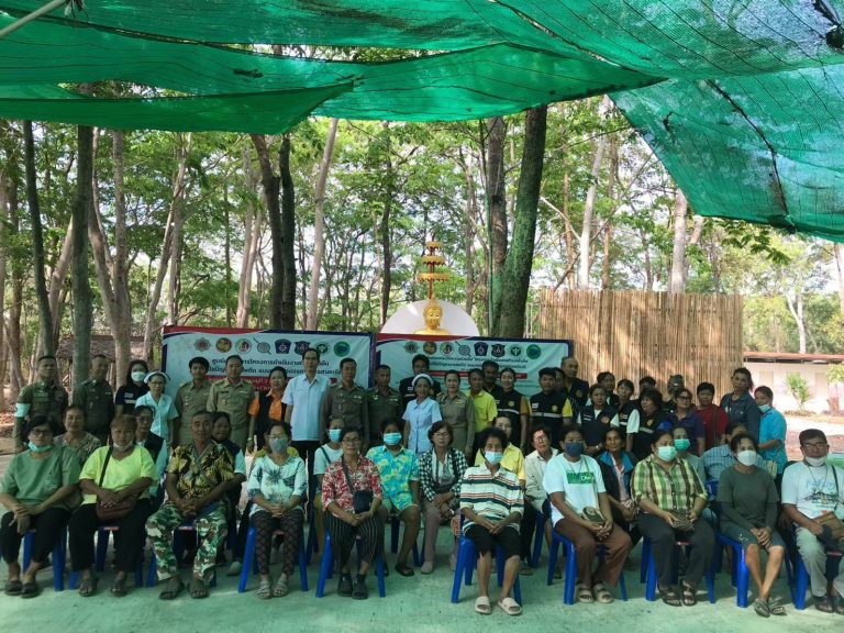 พิธีเปิดโครงการดำเนินงานตำบล/ชุมชนยั่งยืน เพื่อแก้ไขปัญหายาเสพติด แบบครบวงจร